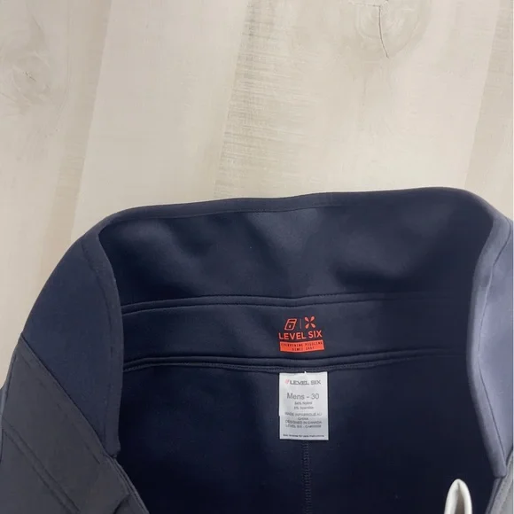 LEVEL SIX mens paddle boarding shorts wetsuit athletic travel 30 black - Picture 5 of 7